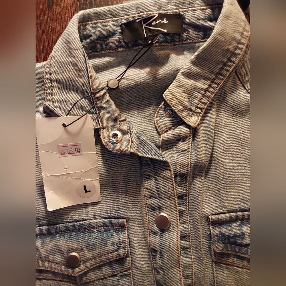 Light Blue Denim Jumpsuit